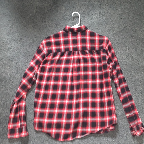 Red Plaid Woolrich Shirt M, Heavyweight Flannel - Picture 2 of 4